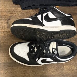 Nike Kids Black and White Sneakers